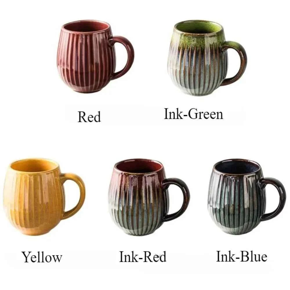 New 500ml Coffee Mugs Ceramic With Handle Milk Tea Cup Drinking Utensils