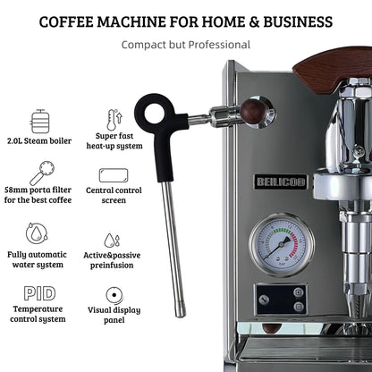 Premium Commercial Espresso Machine Single Group Espresso Coffee Machine For Cafe