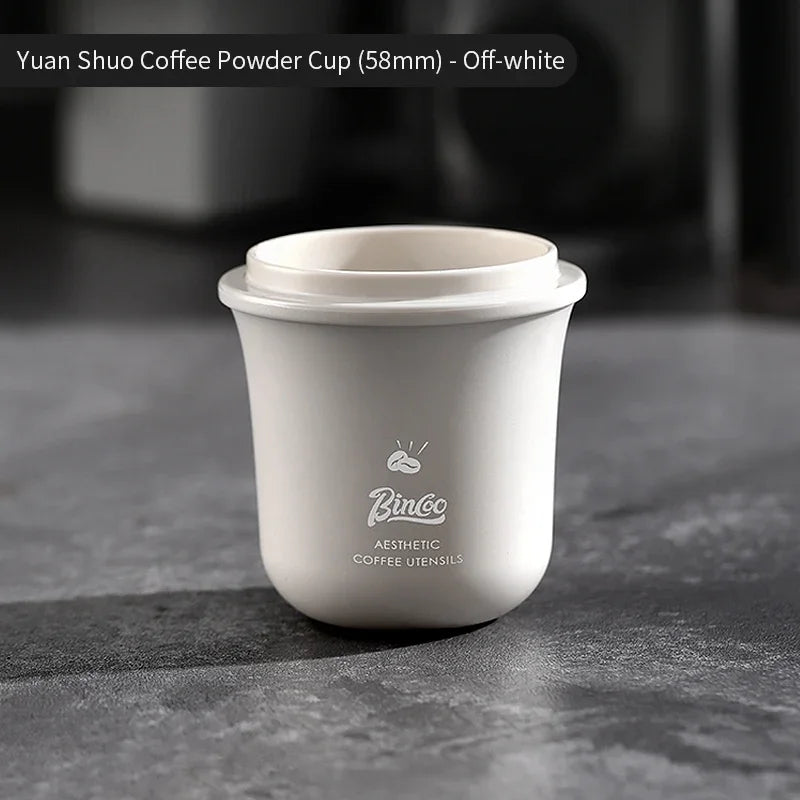 Bincoo Coffee Powder Catcher Cup Coffee Weighing Bean Transparent Aroma Cup Inverted Powder Catcher Anti-Flying Powder Device