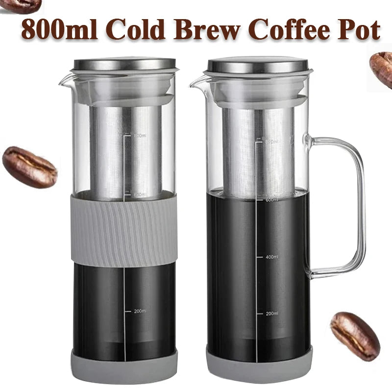 800L Cold Brew Iced Coffee Maker Iced Coffee Maker Tea Infuser Airtight Cold Brew Pitcher Coffee Accessories Cold Brew System