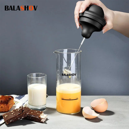 Wireless Electric Milk Frother Portable Blender Cup Household Milk Coffee Mixer Milk Frother Outdoor Mixer Kitchen Whisk Tool