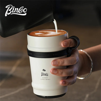 Bincoo Ceramic Liner Coffee Cup Thermos Cup Portable Accompanying Water Cup For Men And Women 316 Stainless Steel Cold Cup