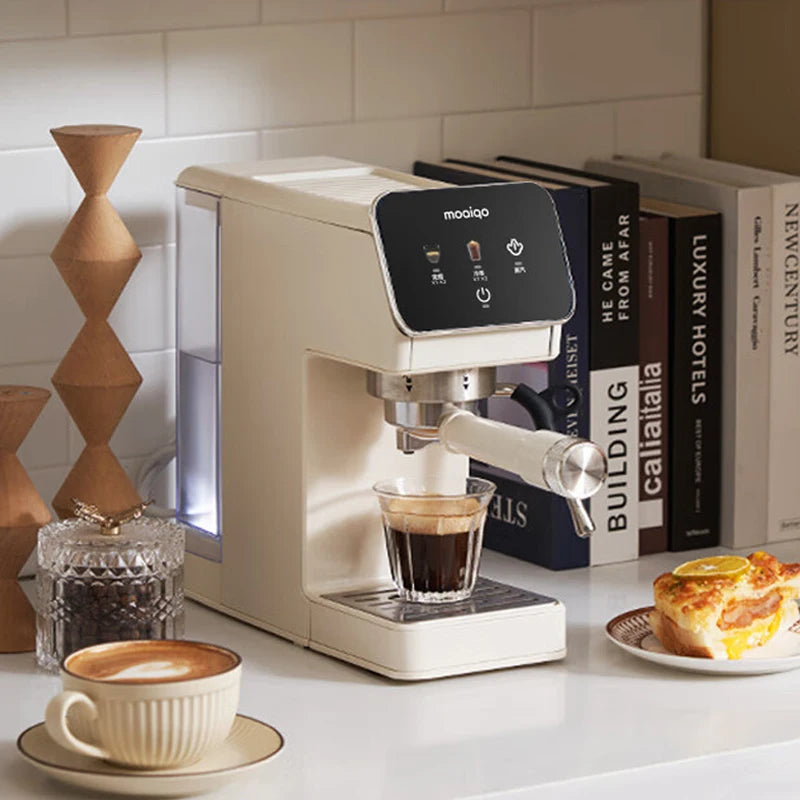 20bar Italian Coffee Machine Household Semi-automatic Hot and Cold Double Extraction with Steam Milk Frother Espresso Machine
