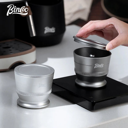 BINCOO-Hand Brewed Coffee Powder Collector Cup, Italian Powder Collector, Coffee Utensils, 51mm, 58mm