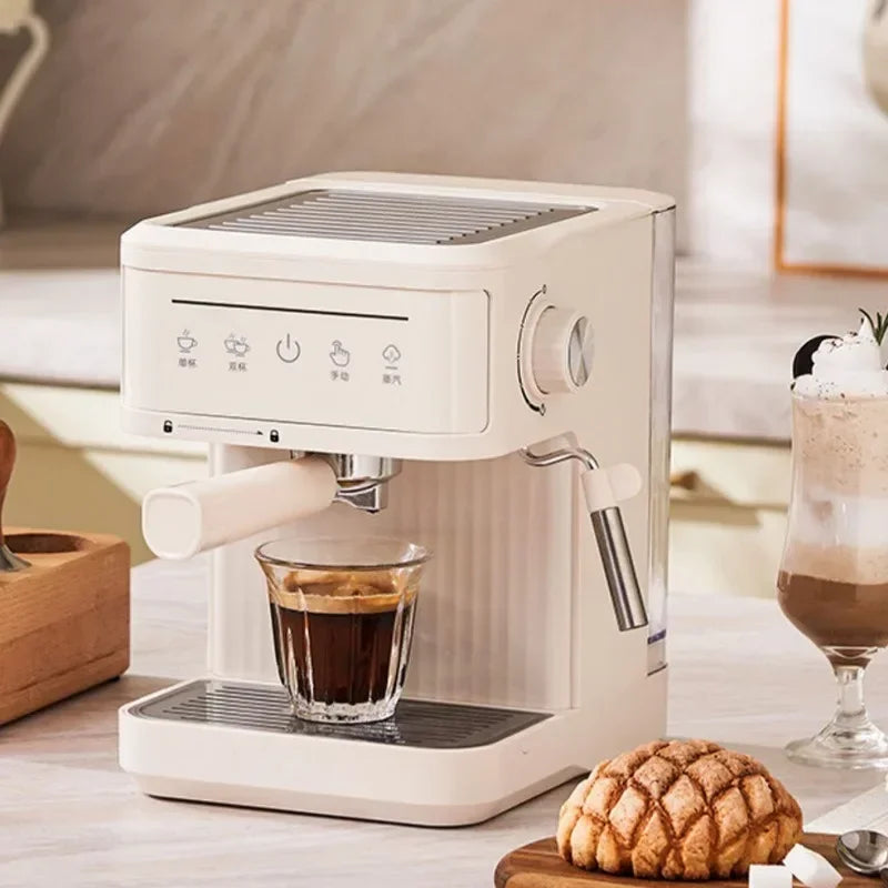 20Bar Electric Italian Coffee Machines Professional Espresso Coffee Maker Semi Automatic Milk Frother Cappuccino Latte Maker