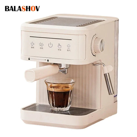 20Bar Electric Italian Coffee Machines Professional Espresso Coffee Maker Semi Automatic Milk Frother Cappuccino Latte Maker