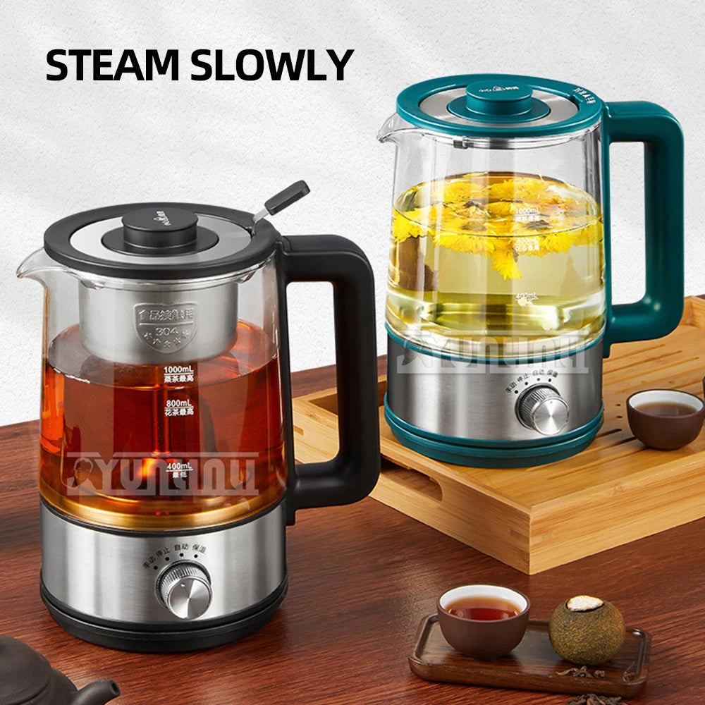 1L Electric Kettle Coffee Maker Household Glass Electric Kettle Automatic Tea Pot Water Boiling Cooker