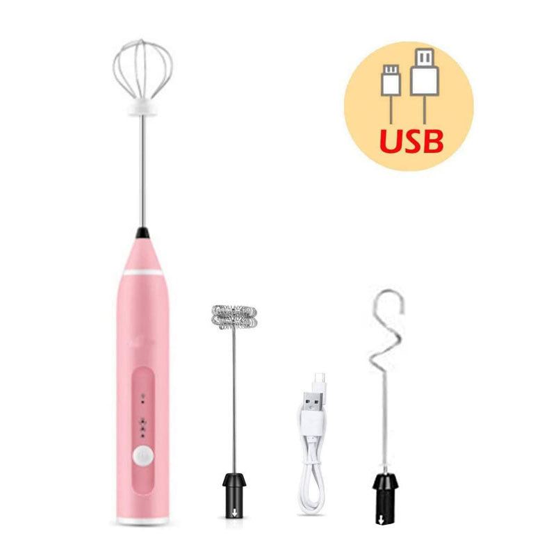 304 Stainless Steel Handheld Electric Whipping Machine, Milk Foaming Machine, Amazon Mini Wireless Whipping Machine