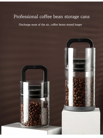 Vacuum coffee cans, coffee bean storage cans, coffee powder sealed cans, storage cans, storage cans, glass cans