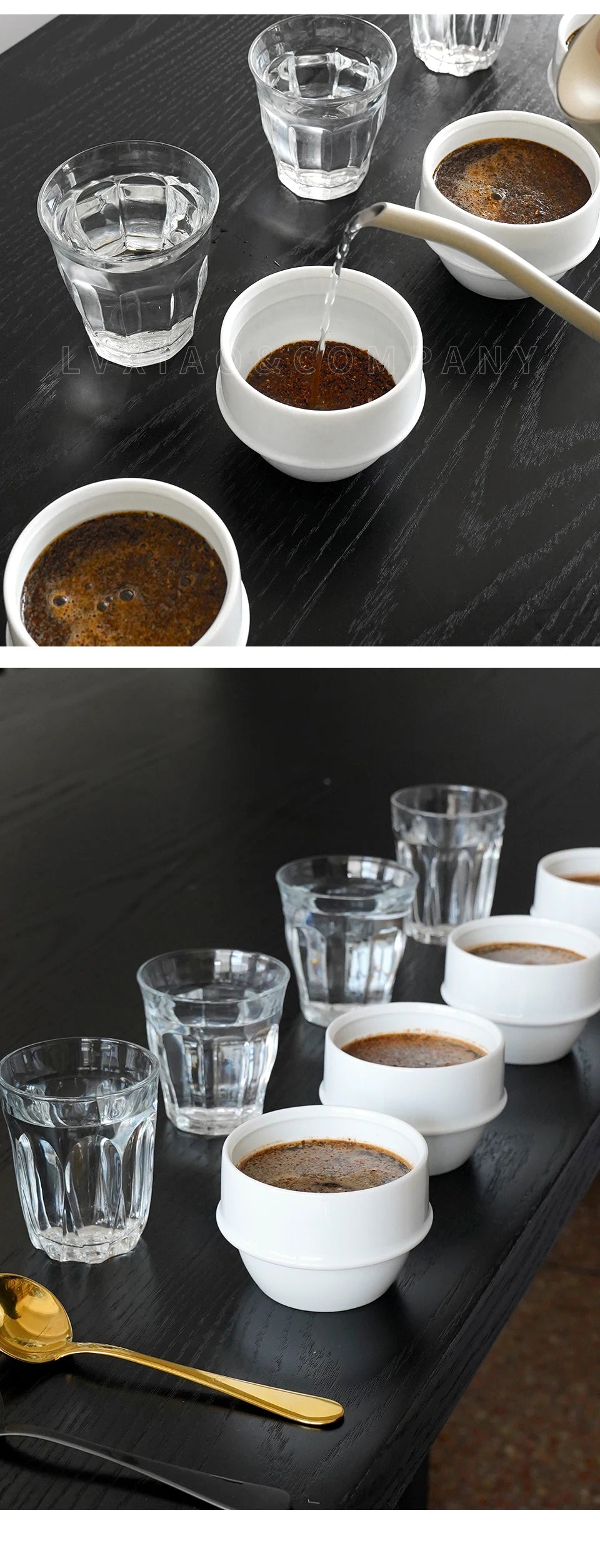 ORIGAMI Espresso Coffee Cupping Cup Ceramics Measuring Bowl Coffee Competition Baking/Dry Ingredients/Liquid Accessories