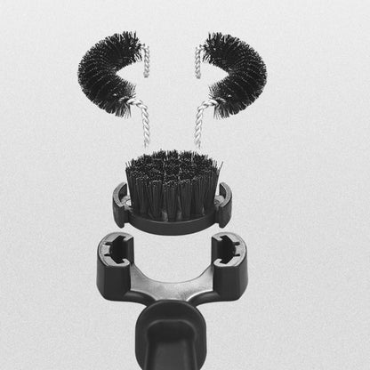 51/58mm Coffee Machine Brush Cleaner Removable Coffee Maker Espresso Group Head Cleaning Round Brushes Cleaning Tool