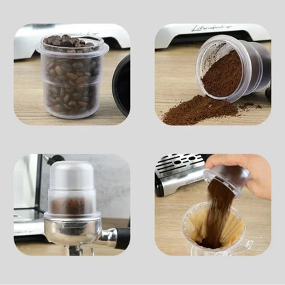 58mm Espresso Portafilter Powder Cup Coffee Powder Receiving Cup Coffee Bean Measuring Cups Espresso Sniffing Mug Dosing Cup