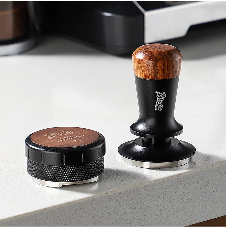 Bincoo 51/58mm Coffee Tamper  Constant Pressure Espresso Tamper with Calibrated Spring Loaded Coffee Leveler Barista Tools