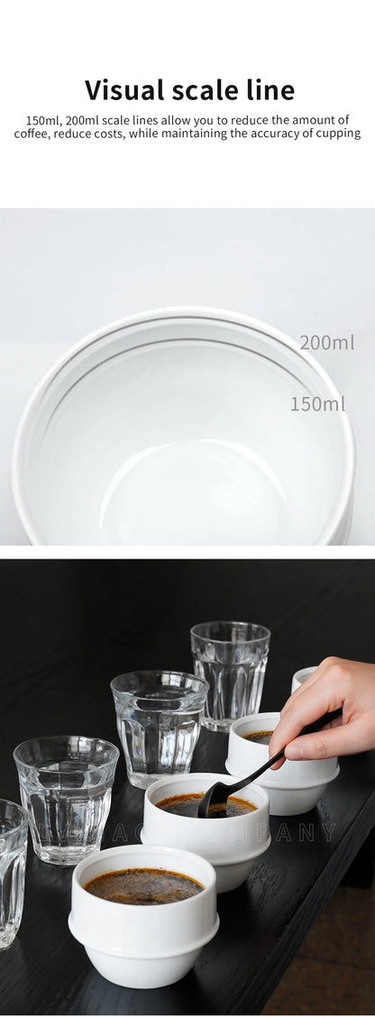 ORIGAMI Espresso Coffee Cupping Cup Ceramics Measuring Bowl Coffee Competition Baking/Dry Ingredients/Liquid Accessories