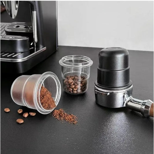58mm Espresso Portafilter Powder Cup Coffee Powder Receiving Cup Coffee Bean Measuring Cups Espresso Sniffing Mug Dosing Cup