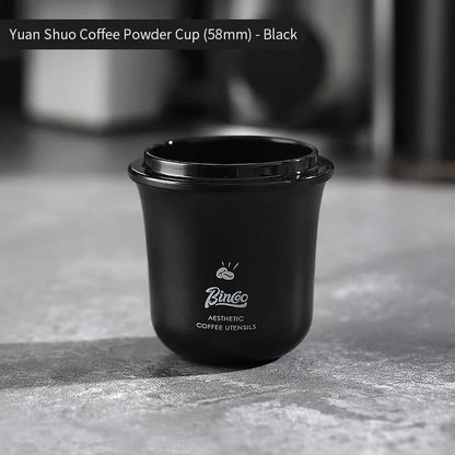 Bincoo Coffee Powder Catcher Cup Coffee Weighing Bean Transparent Aroma Cup Inverted Powder Catcher Anti-Flying Powder Device