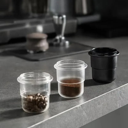 58mm Espresso Portafilter Powder Cup Coffee Powder Receiving Cup Coffee Bean Measuring Cups Espresso Sniffing Mug Dosing Cup