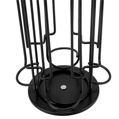 24Cups Rotatable Coffee Pod Holder For Dolce Gusto Capsule Display Capsule Rack Stainless Steel Tower Stand Storage Shelves 2021