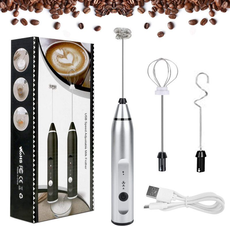 304 Stainless Steel Handheld Electric Whipping Machine, Milk Foaming Machine, Amazon Mini Wireless Whipping Machine