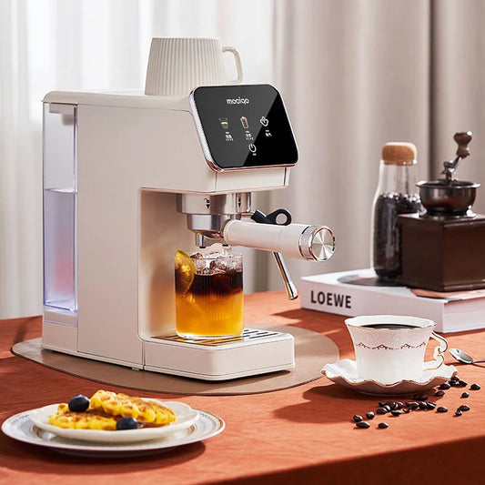 20bar Italian Coffee Machine Household Semi-automatic Hot and Cold Double Extraction with Steam Milk Frother Espresso Machine