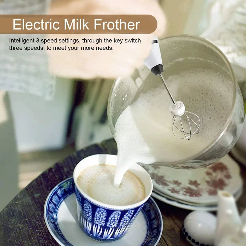 304 Stainless Steel Handheld Electric Whipping Machine, Milk Foaming Machine, Amazon Mini Wireless Whipping Machine