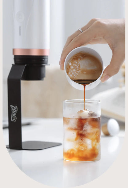 Bincoo Electric Portable Coffee Machine Small Espresso Coffee Bean Powder Capsule Home Car Outdoor Travel