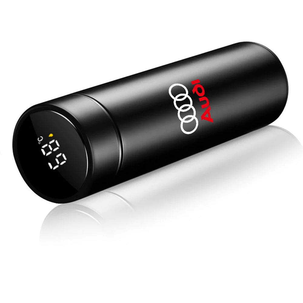 Thermos Flask Smart Cup With Temperature Display 304 Stainless Steel Vacuum Insulated Thermos Cup For Audi S Line 8p B8 A1 A2 C7