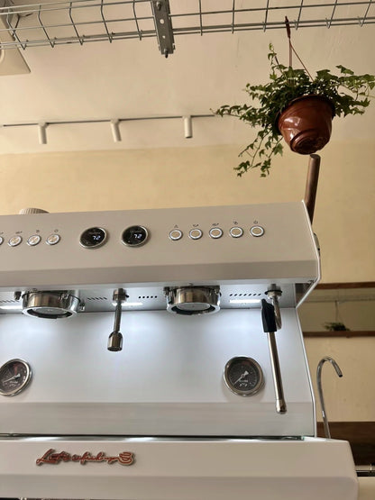 Commercial Coffee Machine CRM3211A, 2 Composite Brewing Heads, Independent Multi Boiler System, Automatic Water Inlet and Outlet