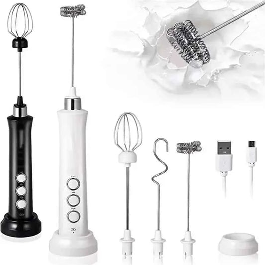 Barista Foam™ – Rechargeable Milk Frother (3 Speeds)