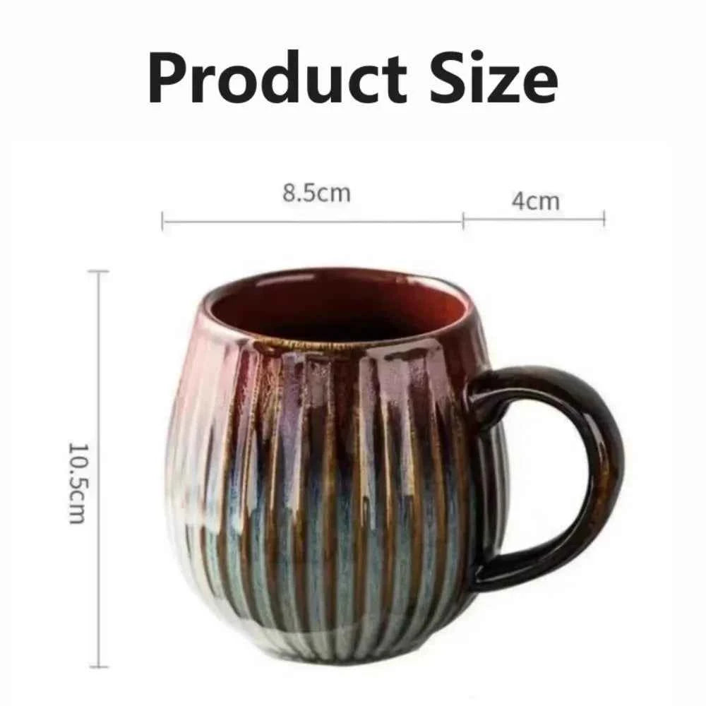 New 500ml Coffee Mugs Ceramic With Handle Milk Tea Cup Drinking Utensils