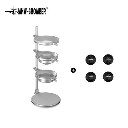 MHW-3BOMBER Pour Over Chilling Ball Stand Aluminum Alloy Dripper Stand With Detachable Design Chilling Ball Rack Barista Tools