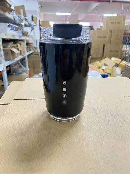 SMEG Tumbler Thermos Cup Milky Coffee Mug Insulated Water Bottle Portable Travel Stainless Steel Car Vacuum Flasks Drinking Cup