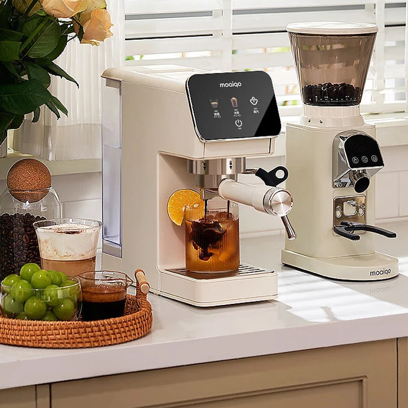 20bar Italian Coffee Machine Household Semi-automatic Hot and Cold Double Extraction with Steam Milk Frother Espresso Machine