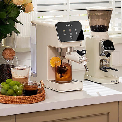 20bar Italian Coffee Machine Household Semi-automatic Hot and Cold Double Extraction with Steam Milk Frother Espresso Machine