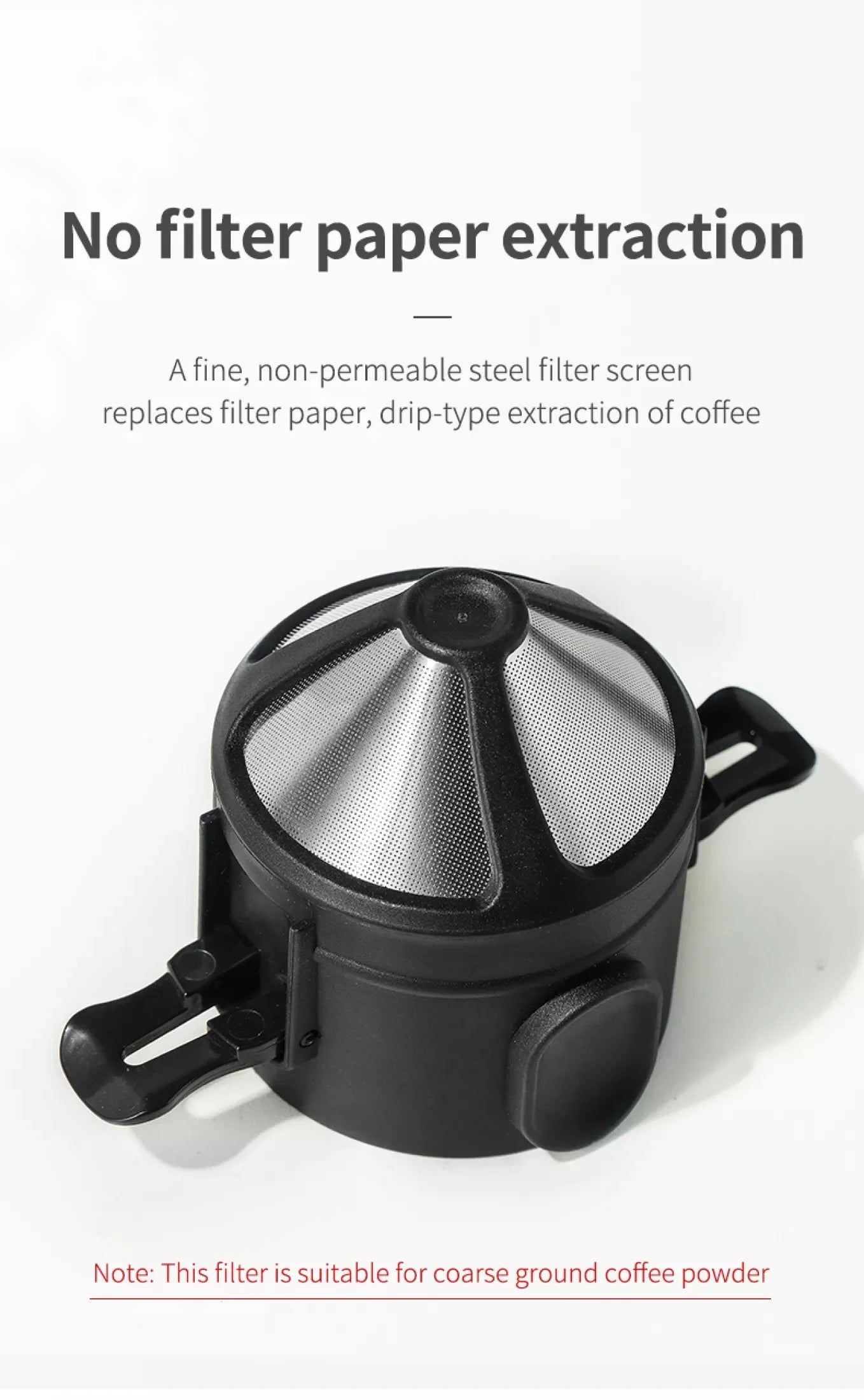 304 Stainless Steel Portable Coffee Filter Drip Coffee Tea Holder Reusable Mug Coffee Dripper Tea Cup Set Coffee Pot Coffeeware