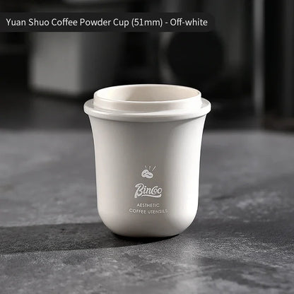 Bincoo Coffee Powder Catcher Cup Coffee Weighing Bean Transparent Aroma Cup Inverted Powder Catcher Anti-Flying Powder Device