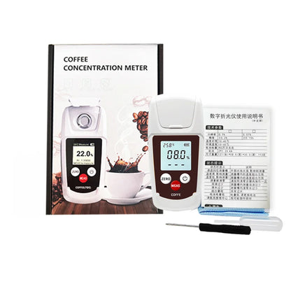 0-22%（0.15%）Digital Coffee TDS Refractometer Pocket Coffee  TDS Tester Concentration Refractometer Densitometer Measuring Tool