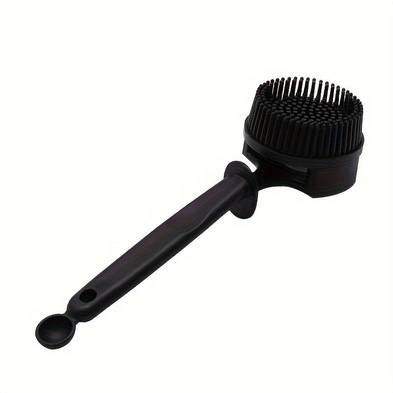 1pc Silicone Coffee Machine Cleaning Brush, Grouphead Brush for Home, Hotel, Cafe, Bar, Apartment, Kitchen, Soft Handle, No Power Required, for Cleaning Coffee Filters